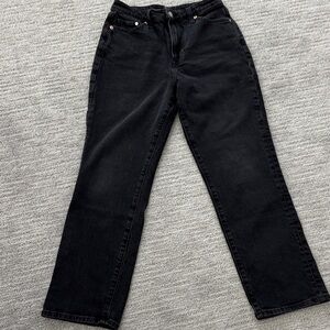 H&M Classic Black Women's Straight leg Jeans Sz 4